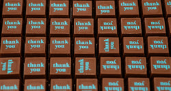 Image of Thank you note with flowers